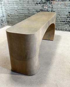 Sculptural Goatskin Console Table Style Karl Springer 1970 - 3516000