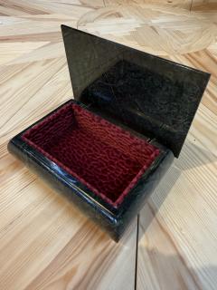 Sculptural Green Marble Box - 4807379