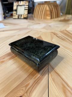 Sculptural Green Marble Box - 4807381