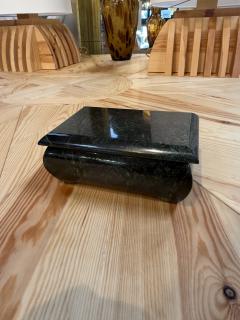 Sculptural Green Marble Box - 4807382