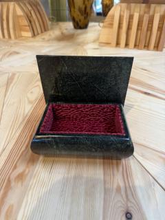 Sculptural Green Marble Box - 4807383
