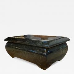 Sculptural Green Marble Box - 4812320