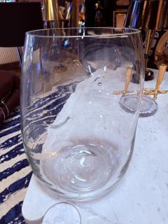Sculptural Italian Handblown Glass Vase 1970s - 4316013