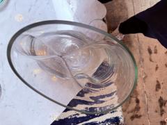 Sculptural Italian Handblown Glass Vase 1970s - 4316017