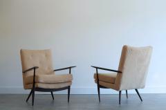 Sculptural Lounge Chairs in Teddy Wool C 1970s - 4116561