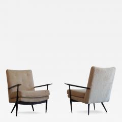 Sculptural Lounge Chairs in Teddy Wool C 1970s - 4120312
