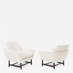 Sculptural Low Profile Lounge Chairs in Boucl Denmark 1950s - 2592836