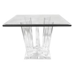 Sculptural Lucite Side Table 1970s - 334722