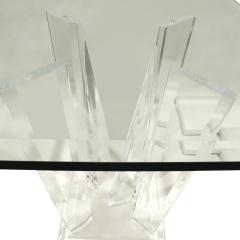 Sculptural Lucite Side Table 1970s - 334723