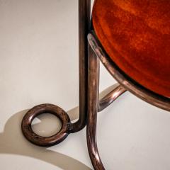 Sculptural Metal Stool probably Italy Late 20th Century - 4718683