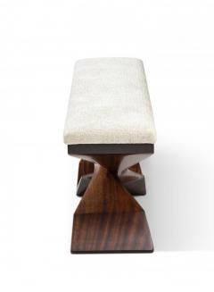 Sculptural Modernist Bench by Newman Krasnogorov - 4548754