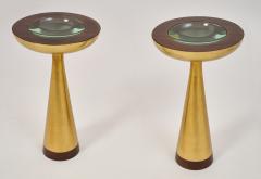 Sculptural Pair of Italian Side Tables Italy 1950s - 4518179
