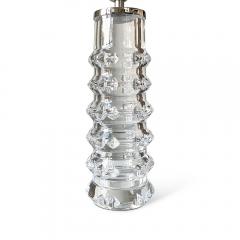 Sculptural Pair of Table Lamps in Cut Crystal by Orrefors Glasbruk - 3121124