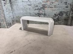 Sculptural Post Modern Gray Plaster Console 1980 - 3452419