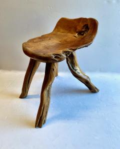 Sculptural Rustic Stool - 2679900