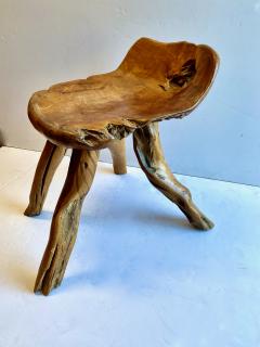 Sculptural Rustic Stool - 2679903