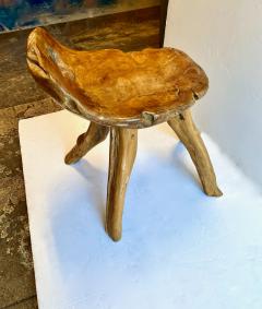 Sculptural Rustic Stool - 2679908