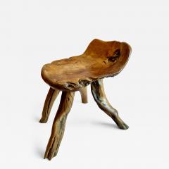 Sculptural Rustic Stool - 2682350