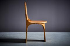 Sculptural Scandinavian Modern Chair in Wood Denmark 1960s - 3705970