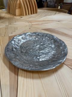Sculptural Silver Tone Decorative Dish - 4807330