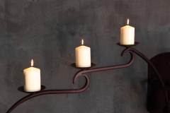 Sculptural Six Arm Wall Candelabra Europe Late 20th Century - 4706792