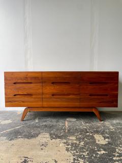 Sculptural Solid Walnut Dresser Circa 1965 - 3831377