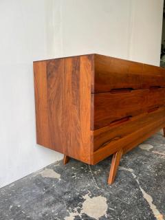 Sculptural Solid Walnut Dresser Circa 1965 - 3831385