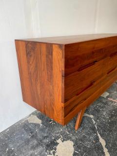 Sculptural Solid Walnut Dresser Circa 1965 - 3831386