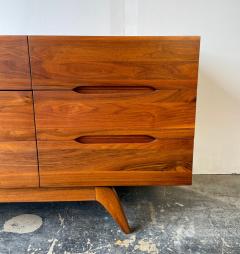 Sculptural Solid Walnut Dresser Circa 1965 - 3831388