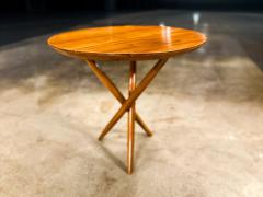 Sculptural Three Legged Side Table in Ivory Wood Brazilian Modern Lot 691A - 4511754