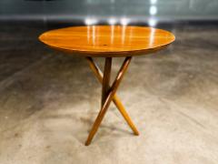 Sculptural Three Legged Side Table in Ivory Wood Brazilian Modern Lot 691A - 4511757