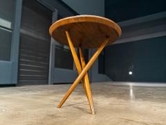 Sculptural Three Legged Side Table in Ivory Wood Brazilian Modern Lot 691A - 4511758