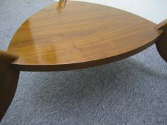 Sculptural Triangular Coffee Table Mid Century Modern - 1746154