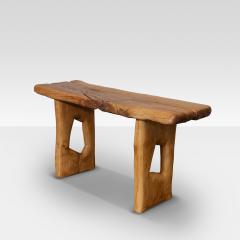 Sculptural Wood Console - 3901146