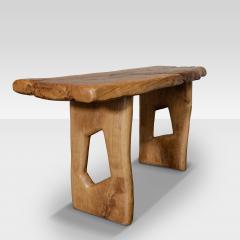 Sculptural Wood Console - 3901147