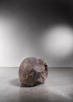 Sculptural ash garden pebble chair - 3102975