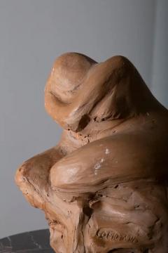 Sculpture Woman Italian anthropomorphic terracotta Signed Compiani - 3695097