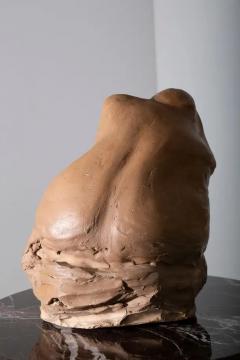 Sculpture Woman Italian anthropomorphic terracotta Signed Compiani - 3695147
