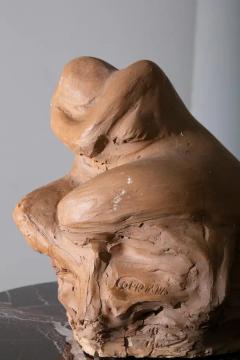 Sculpture Woman Italian anthropomorphic terracotta Signed Compiani - 3695149
