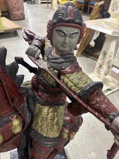Sculpture of a Mongolian Warrior on Horse - 4639613