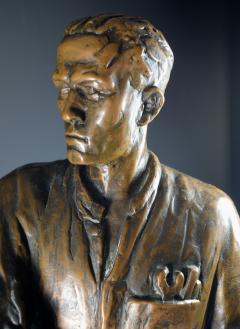 Sculpture of a Steelworker Metropolis Builder Social Realism Germany 1930 - 4201883
