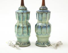Sea Foam Glazed Porcelain Lamps - 2160667