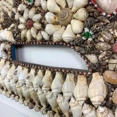 Sea Shell Decorated Photo Frame from Tanzania East Africa 1950s - 3098029