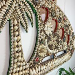 Sea Shell Decorated Photo Frame from Tanzania East Africa 1950s - 3098030