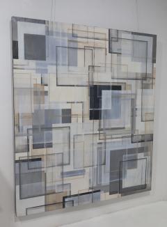 Sean Scherer Large Painting by Sean Scherer Ruhlman dtd 1999 84 x 72 Diptych - 4815057
