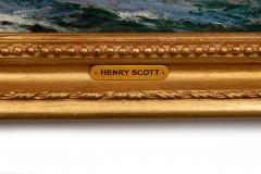 Seascape Painting of American Clipper Ship Red Cloud by Henry Scott - 4736165