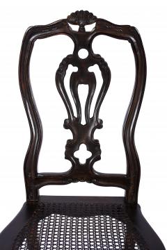 Seat Six 6 Dining Chairs Portuguese Spanish Colonial Style 19th 20th Century - 1875512