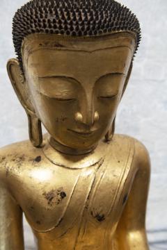 Seated BURMESE Mountain BUDDHA - 3054861