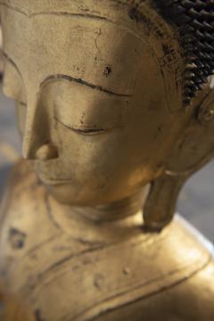 Seated BURMESE Mountain BUDDHA - 3054878