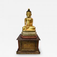 Seated BURMESE Mountain BUDDHA - 3056839